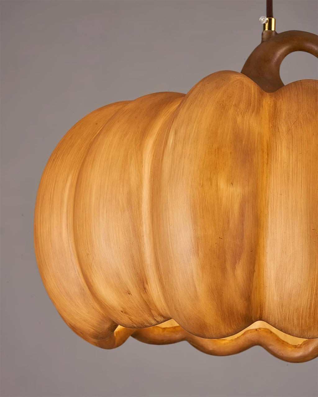 Duzy Pumpkin Lampe Suspendue Résine Vintage Japonaise - Neutralighting