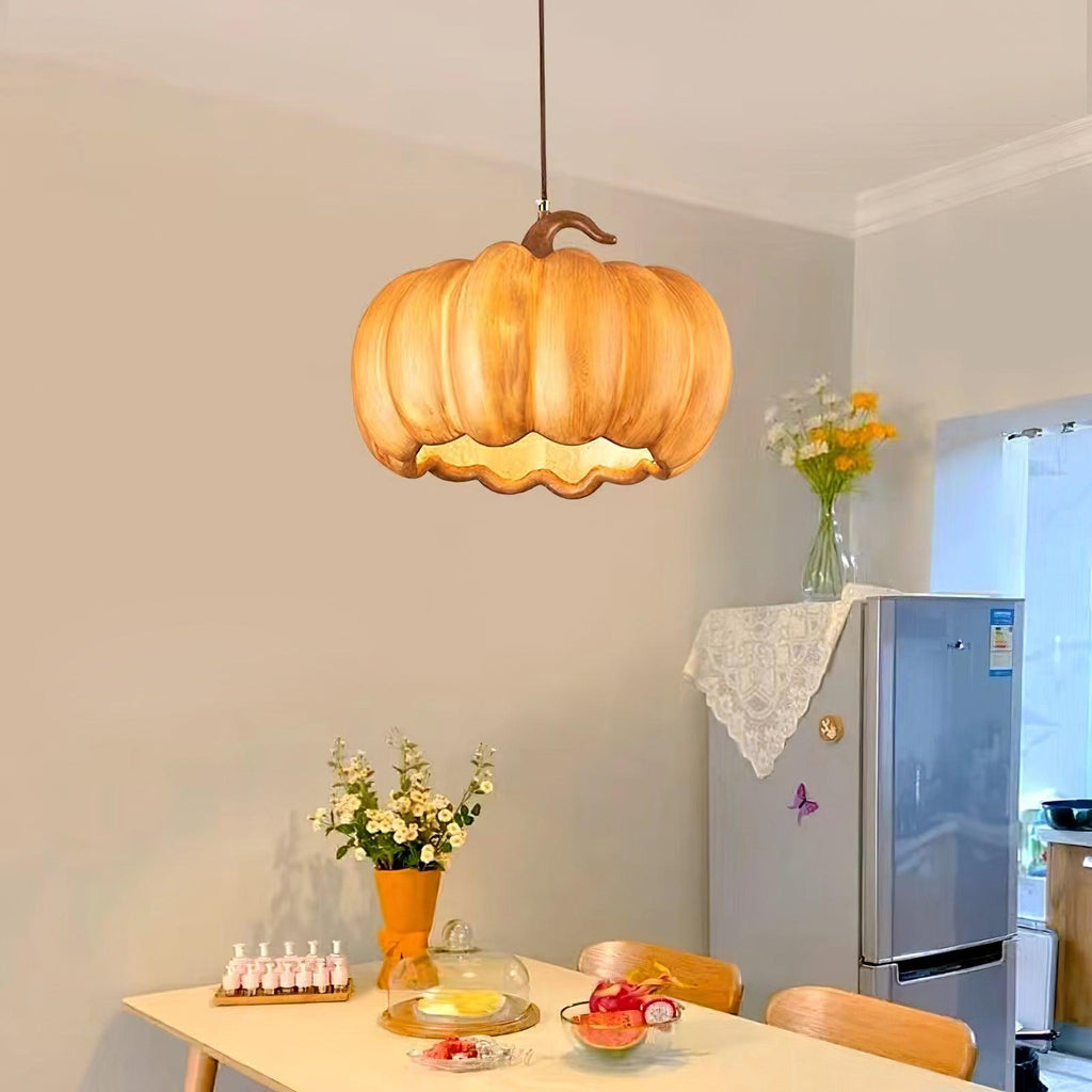 Duzy Pumpkin Lampe Suspendue Résine Vintage Japonaise - Neutralighting
