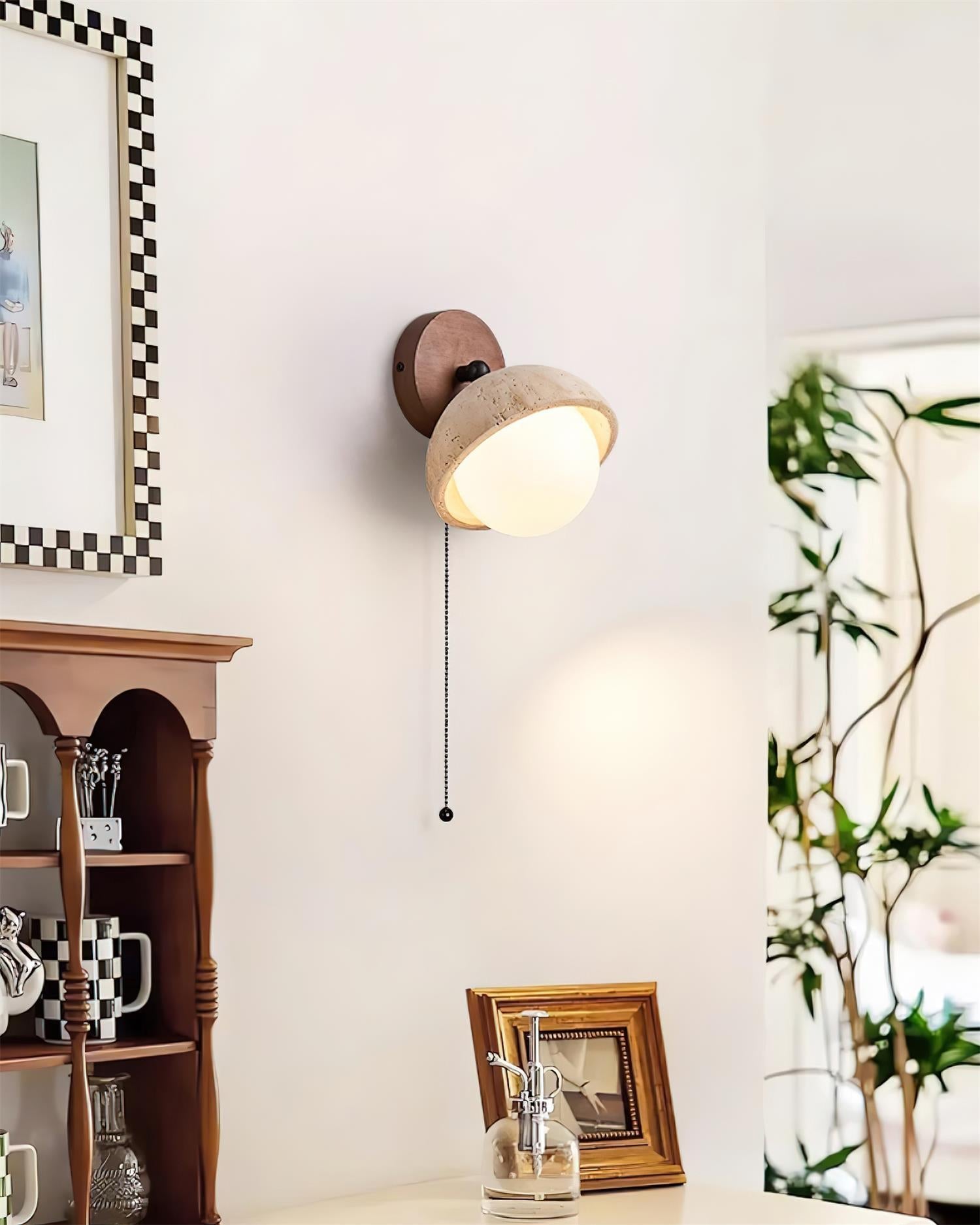 Elara Applique Murale Moderne Minimaliste en Bois - Neutralighting