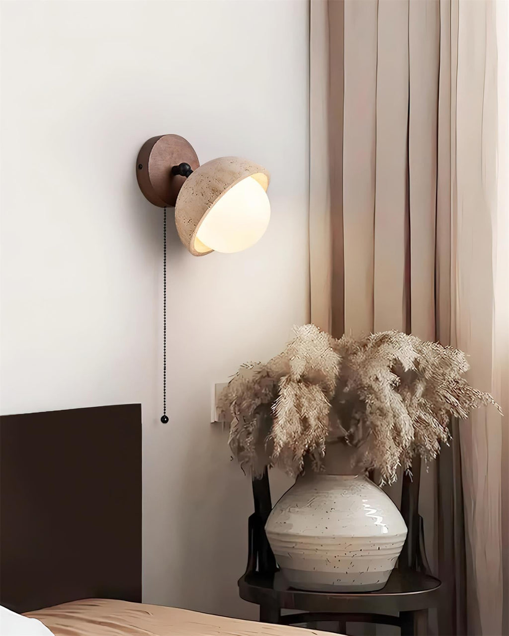 Elara Applique Murale Moderne Minimaliste en Bois - Neutralighting