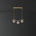 Lustra Chandelier Cuivre et Cristal Géométrique - Neutralighting