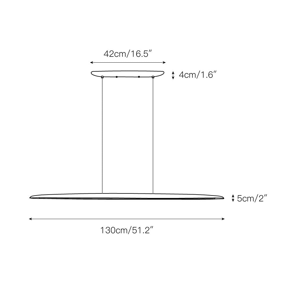 Zing Suspension Bois Noyer Minimaliste - Neutralighting