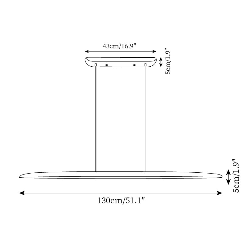 Duvane Lampe Suspendue LED Minimaliste en Bois - Neutralighting