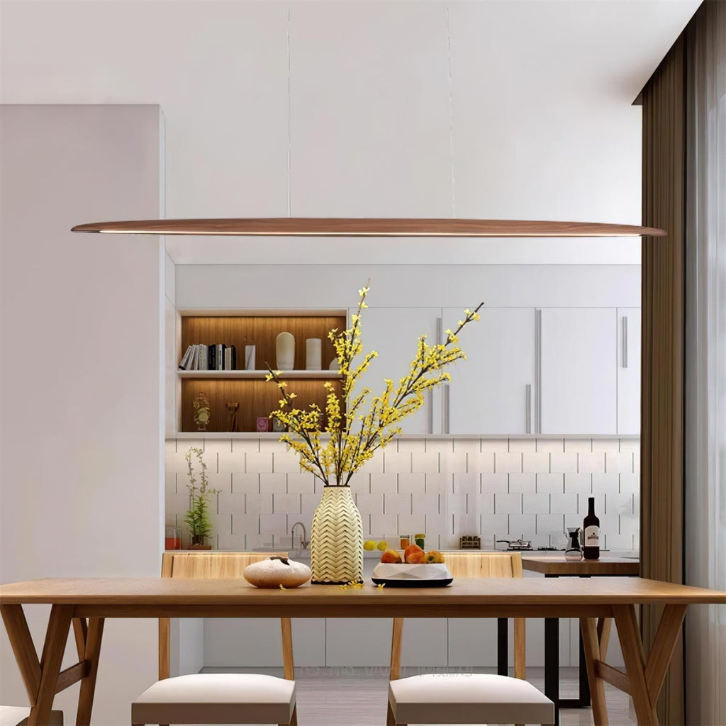 Duvane Lampe Suspendue LED Minimaliste en Bois - Neutralighting