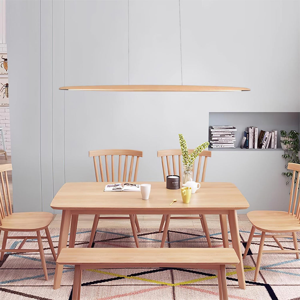 Duvane Lampe Suspendue LED Minimaliste en Bois - Neutralighting