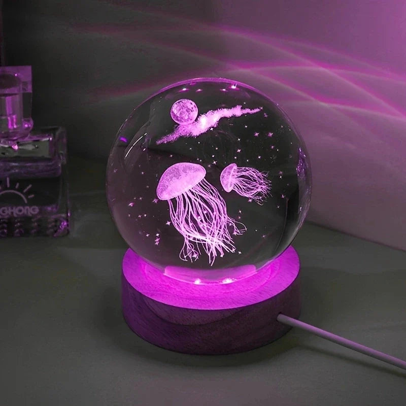 Lampe Méduse Lumineuse Design Cristal Aloïs Mirage - Une Note Scintillante dans le Décor