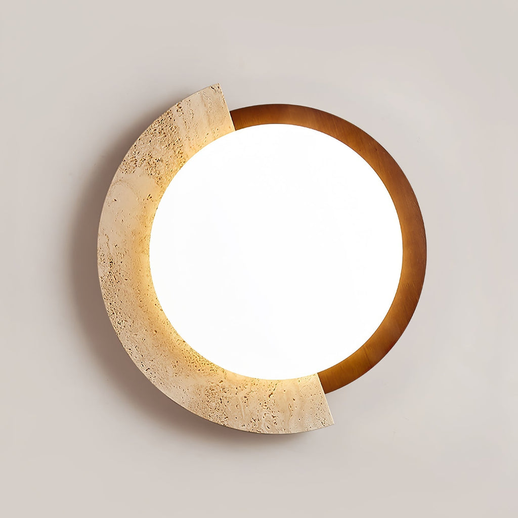 Ivnoran Arc-Bord Travertin Plafonnier - Neutralighting