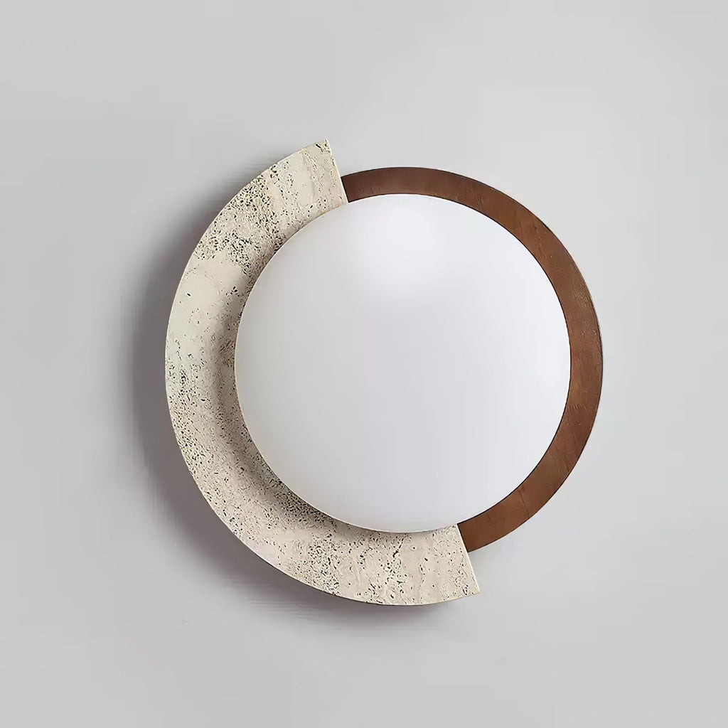 Ivnoran Arc-Bord Travertin Plafonnier - Neutralighting