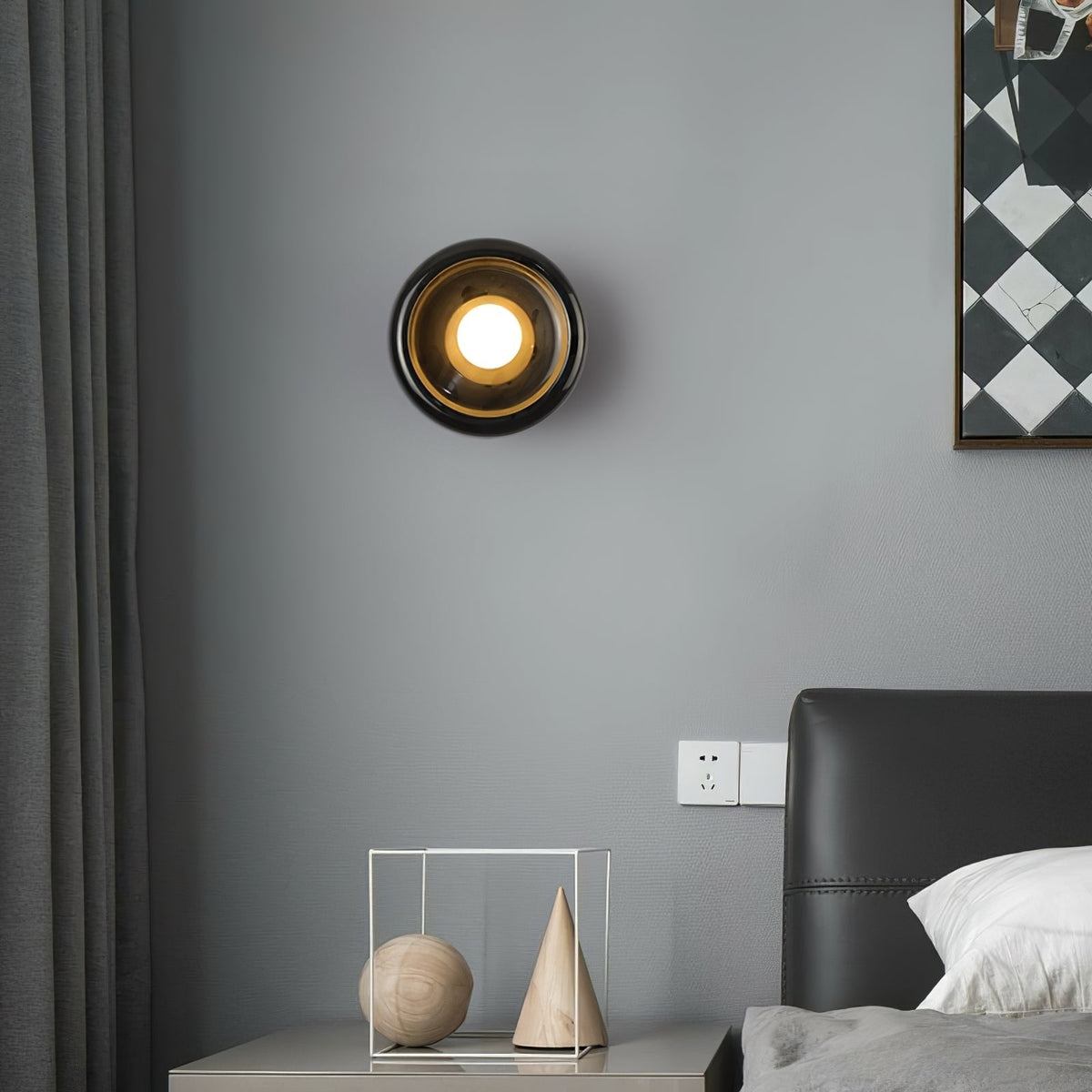 Zemirir Applique Murale Art Nordique Marbre Jade - Neutralighting