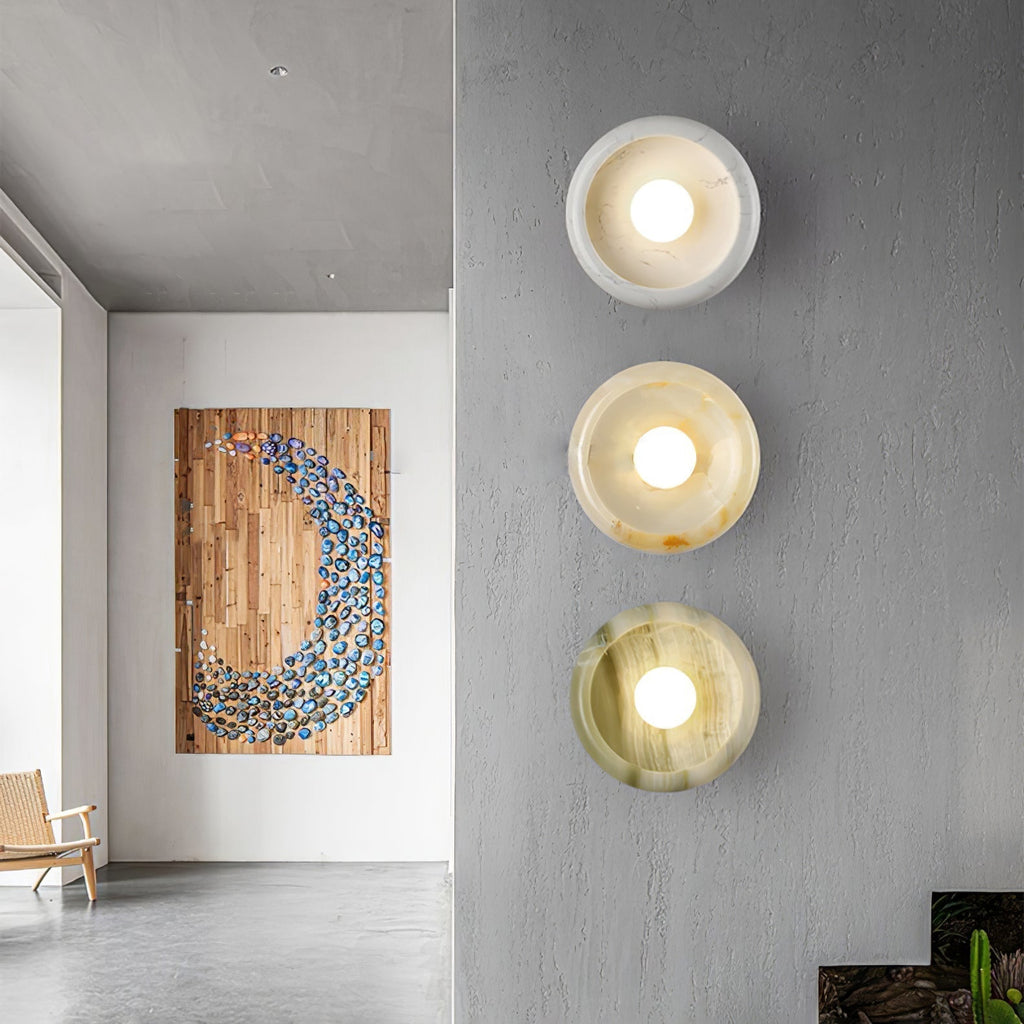 Zemirir Applique Murale Art Nordique Marbre Jade - Neutralighting