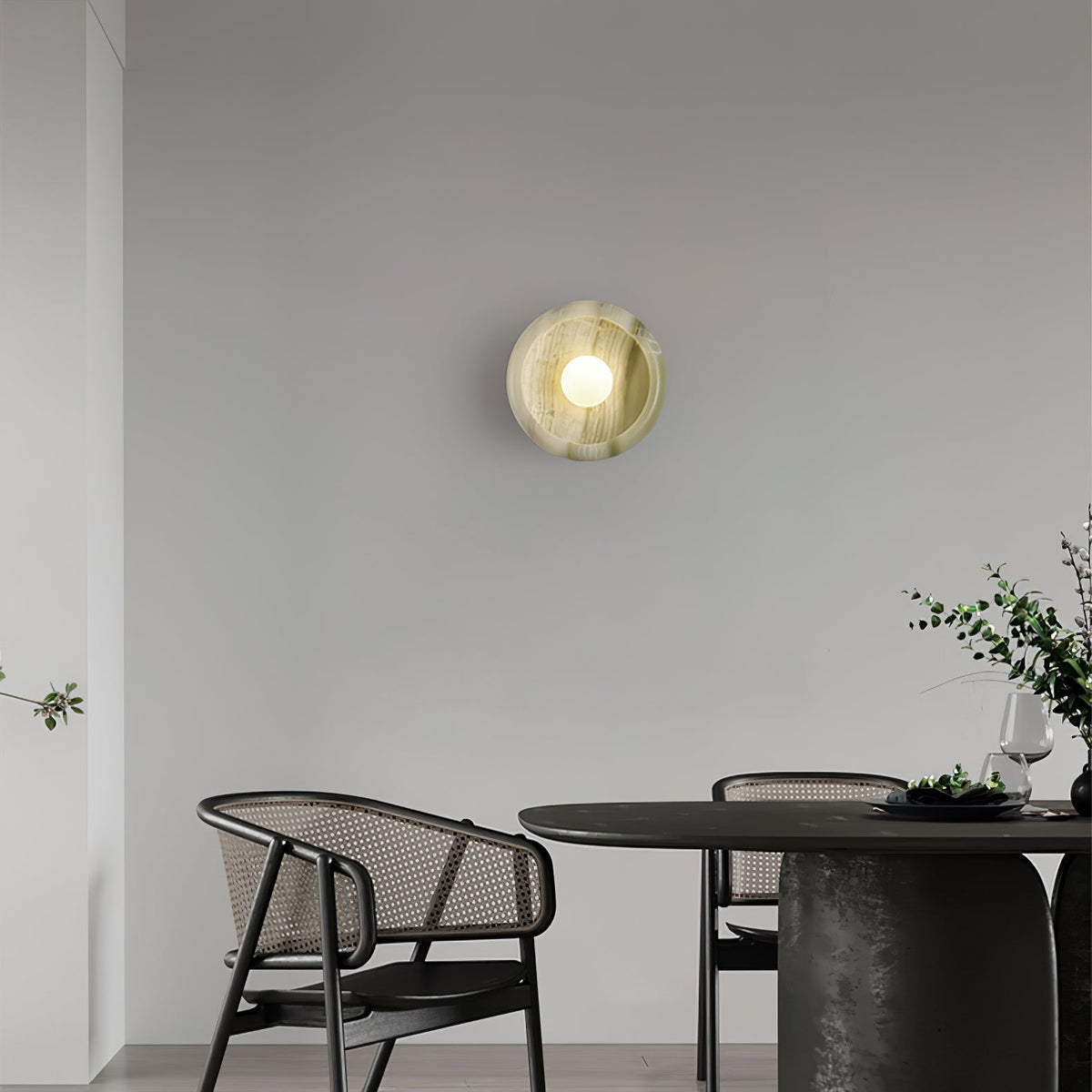 Zemirir Applique Murale Art Nordique Marbre Jade - Neutralighting