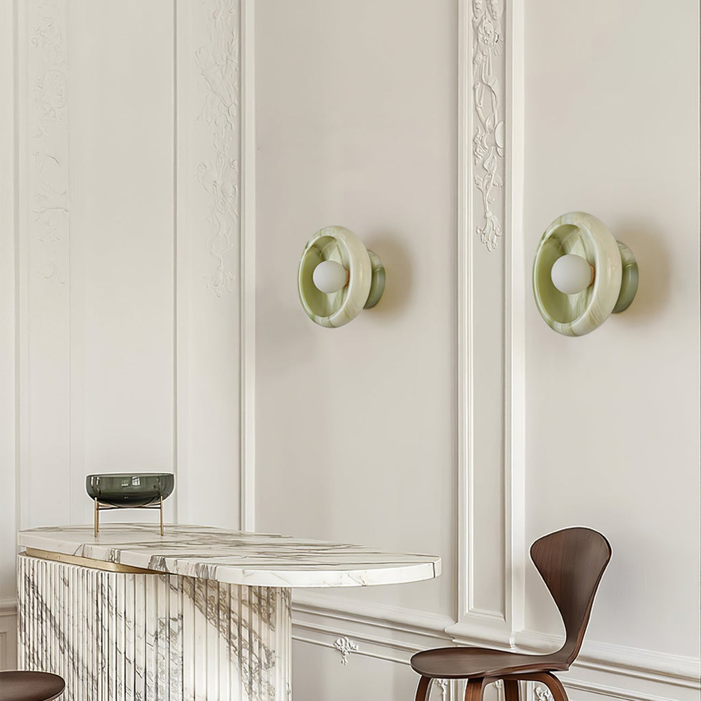Zemirir Applique Murale Art Nordique Marbre Jade - Neutralighting