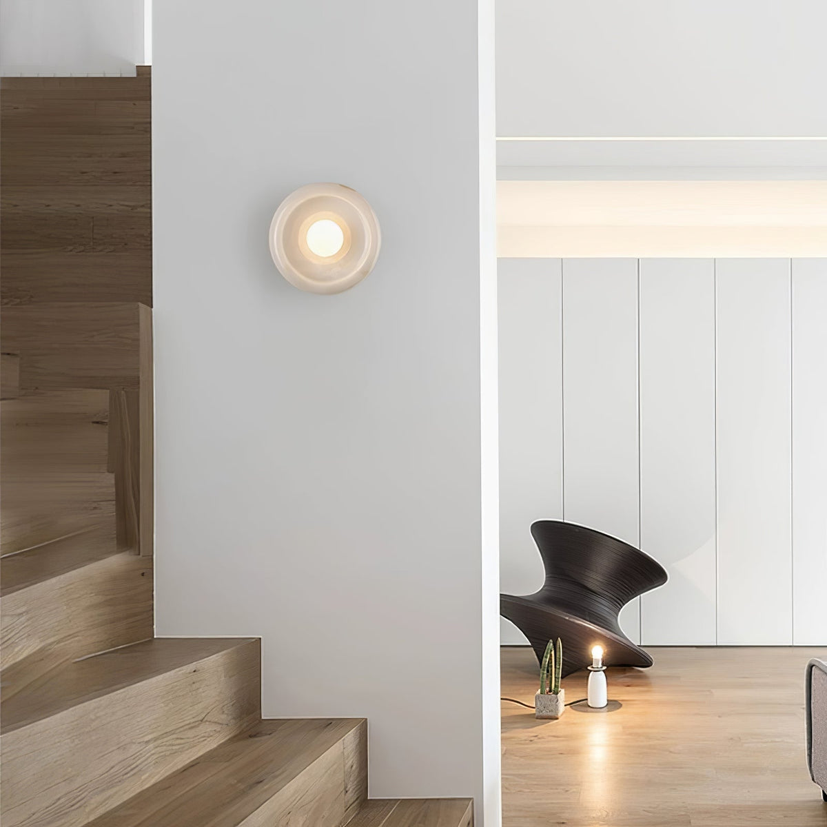Zemirir Applique Murale Art Nordique Marbre Jade - Neutralighting