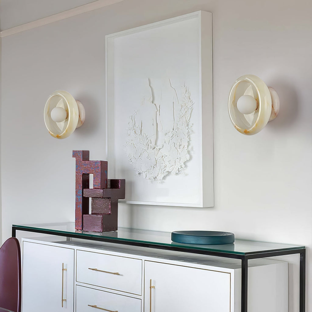 Zemirir Applique Murale Art Nordique Marbre Jade - Neutralighting