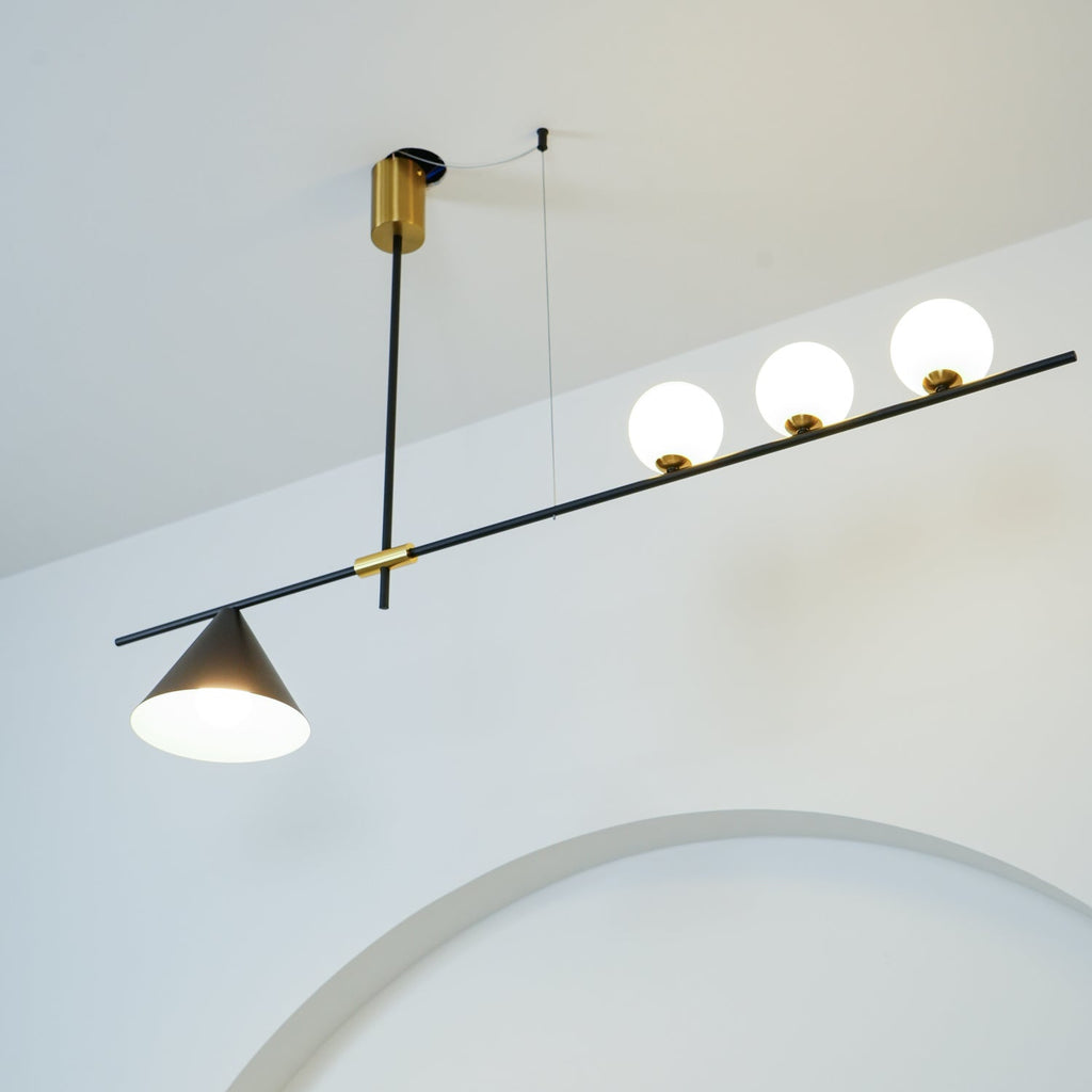 Lumora Suspension Dorée Contemporaine - Neutralighting