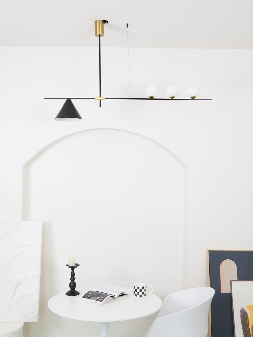 Lumora Suspension Dorée Contemporaine - Neutralighting