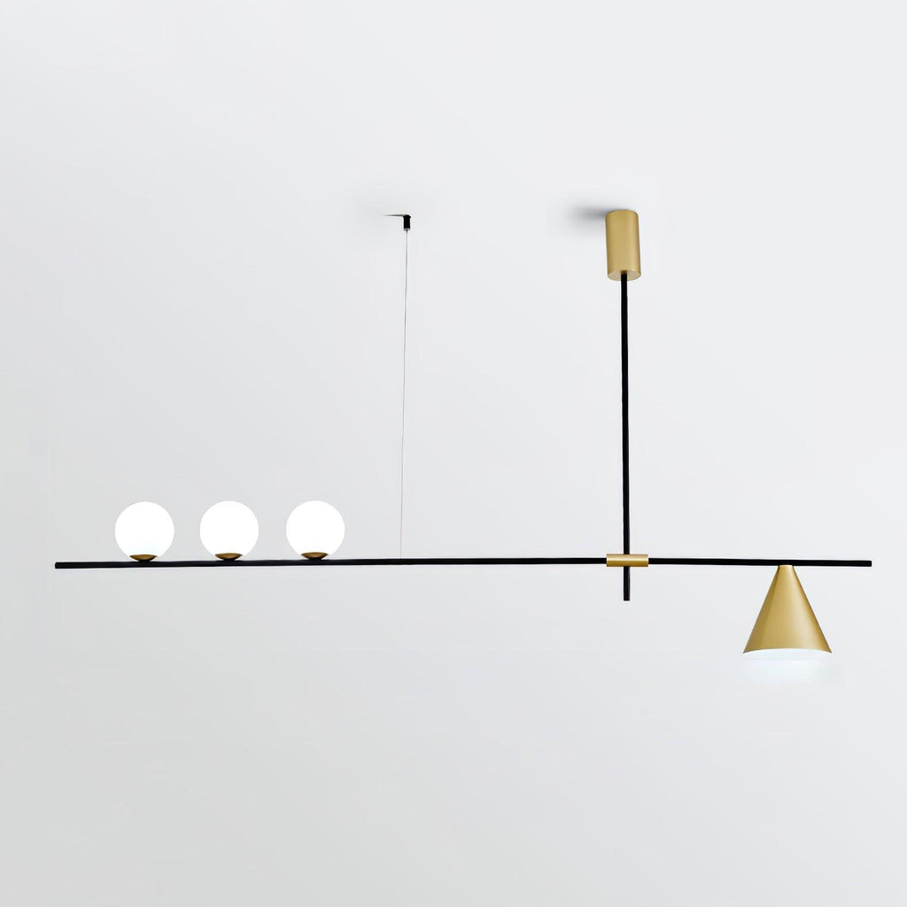Lumora Suspension Dorée Contemporaine - Neutralighting