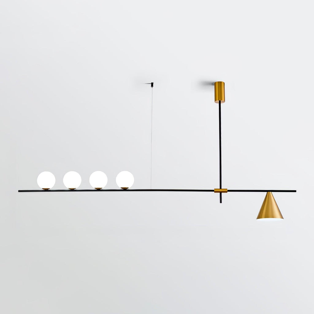 Lumora Suspension Dorée Contemporaine - Neutralighting