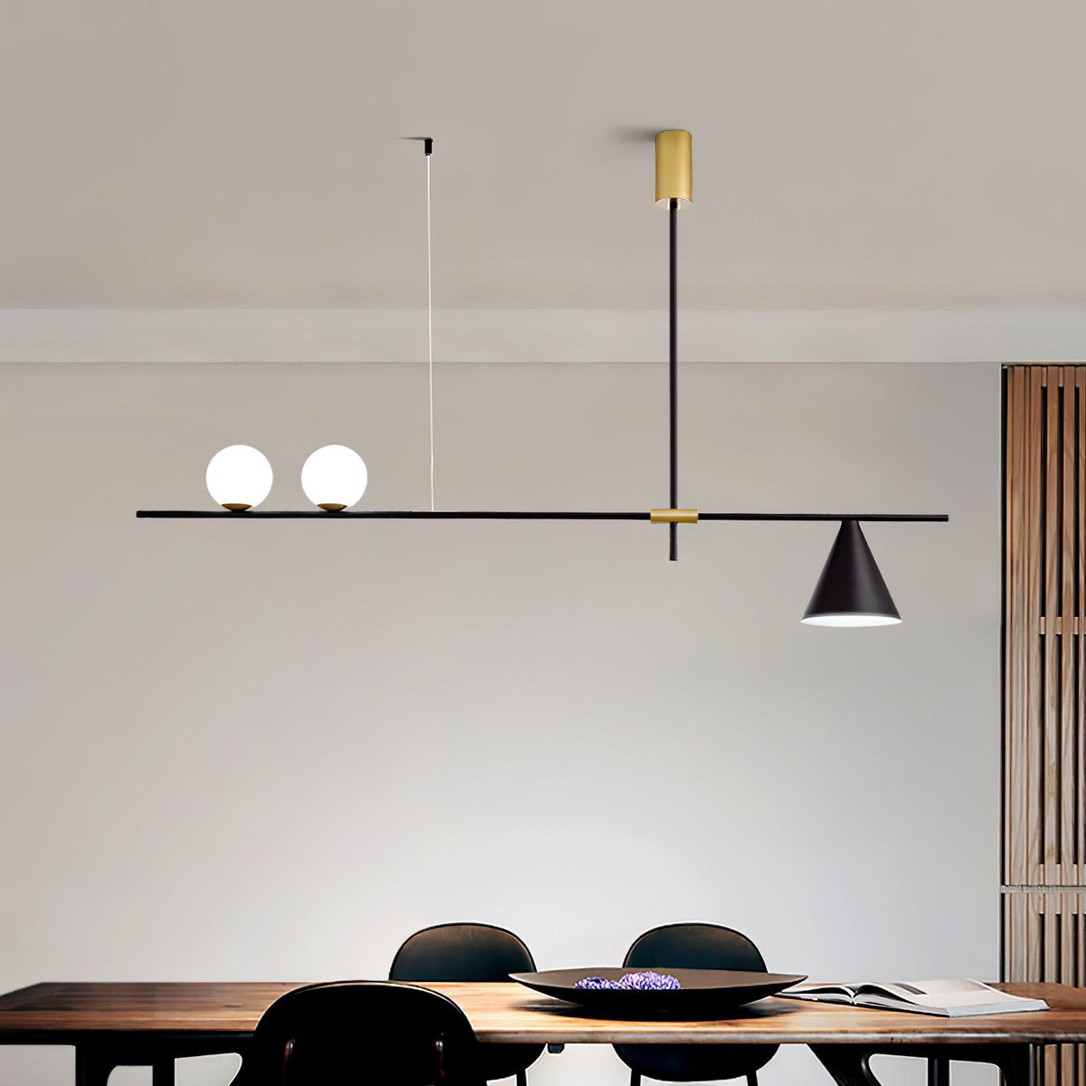 Lumora Suspension Dorée Contemporaine - Neutralighting