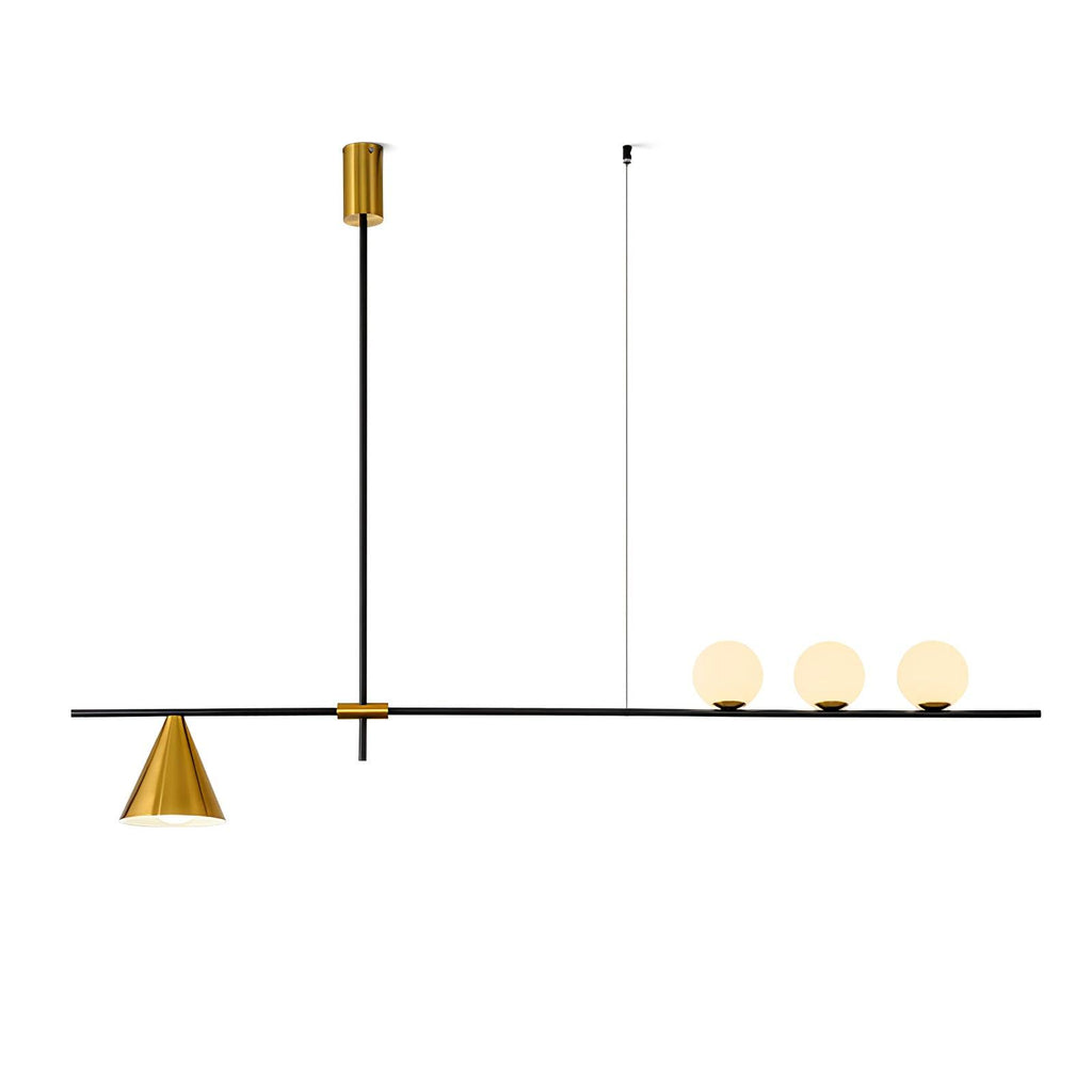 Lumora Suspension Dorée Contemporaine - Neutralighting
