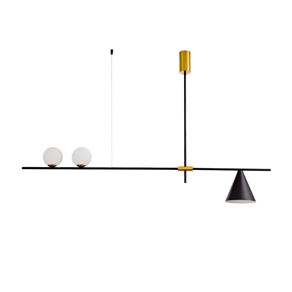 Lumora Suspension Dorée Contemporaine - Neutralighting