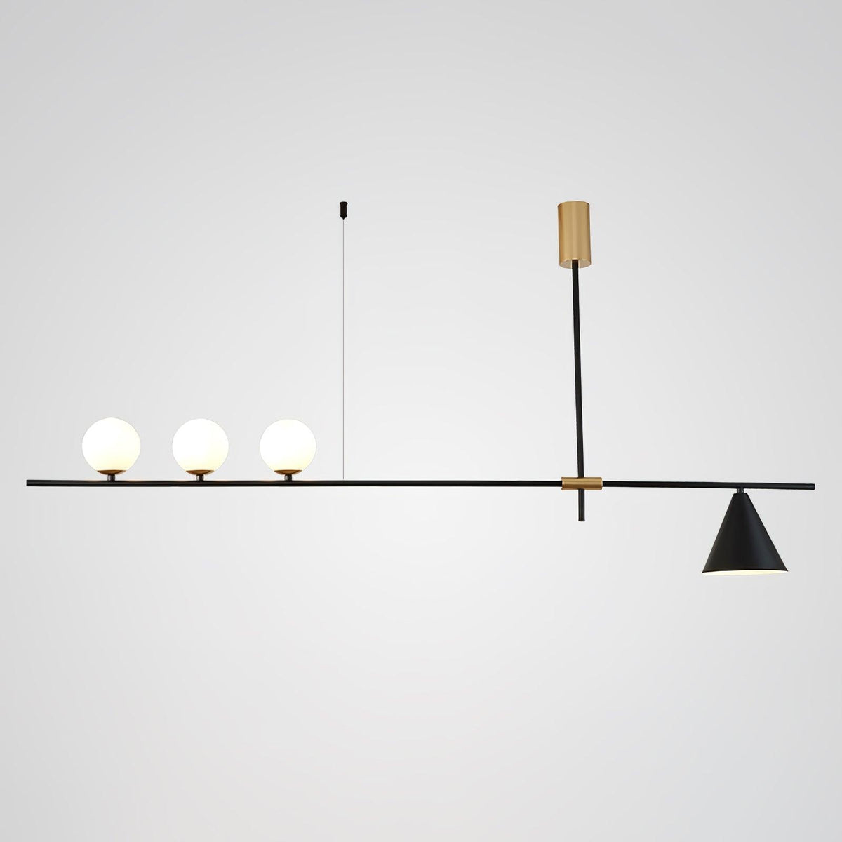 Lumora Suspension Dorée Contemporaine - Neutralighting