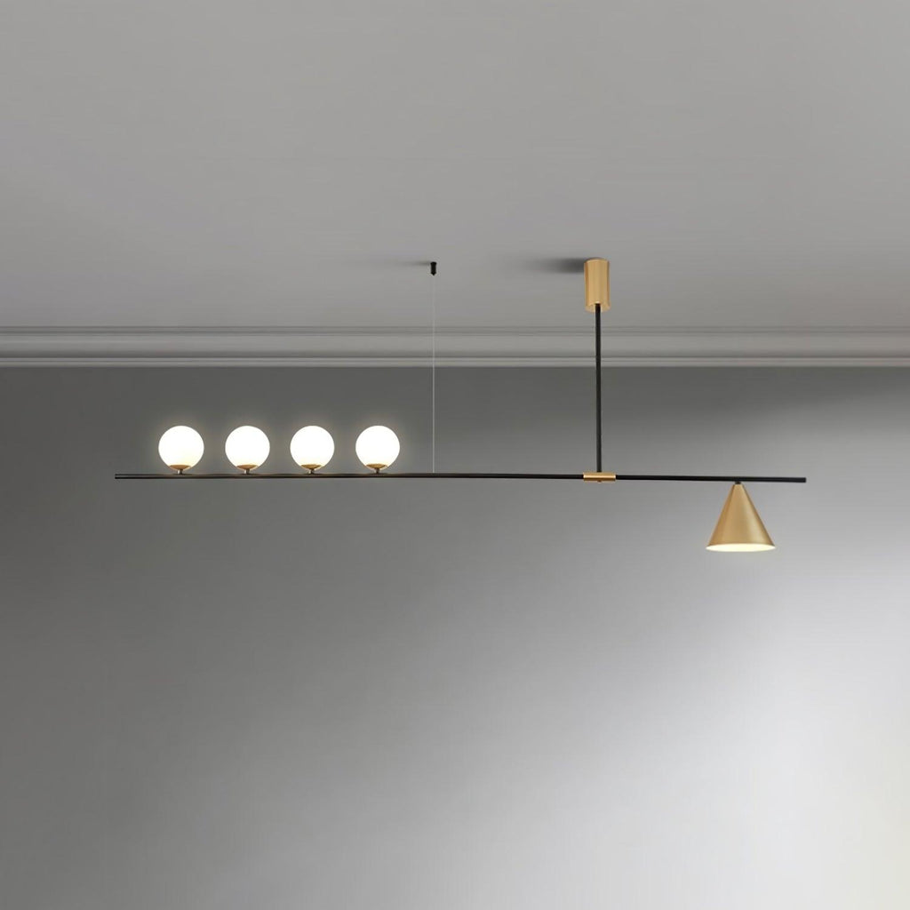 Lumora Suspension Dorée Contemporaine - Neutralighting