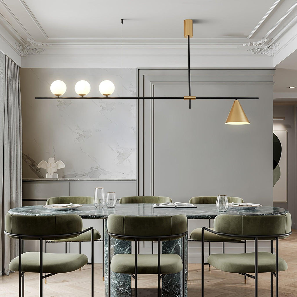 Lumora Suspension Dorée Contemporaine - Neutralighting