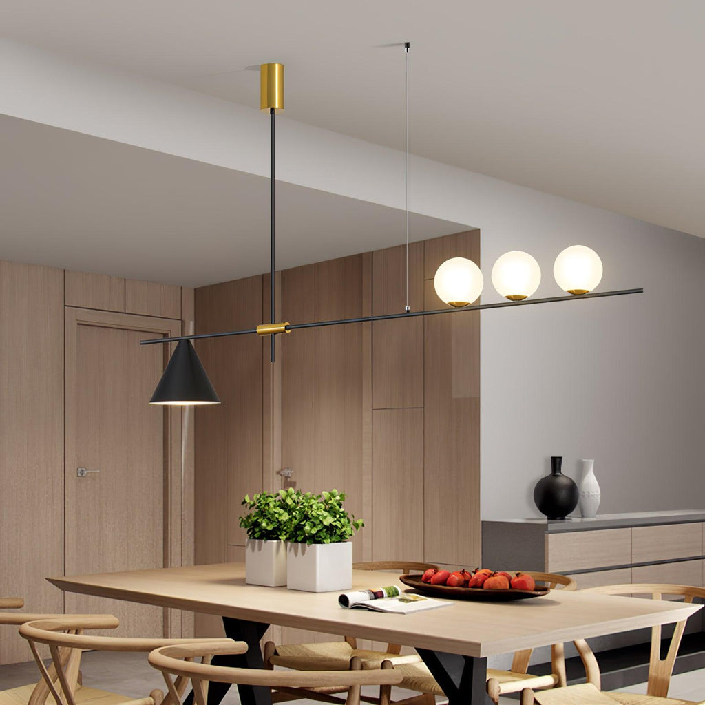Lumora Suspension Dorée Contemporaine - Neutralighting