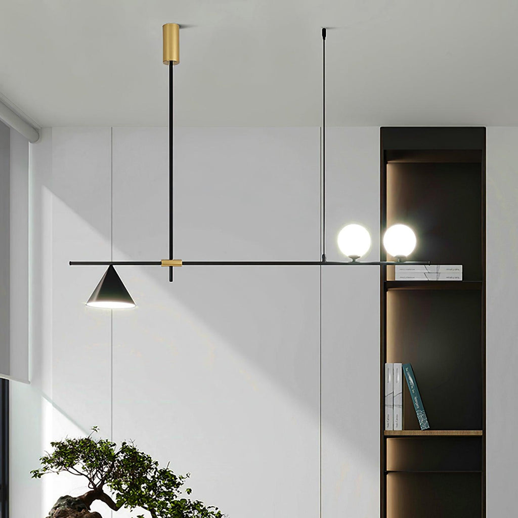 Lumora Suspension Dorée Contemporaine - Neutralighting