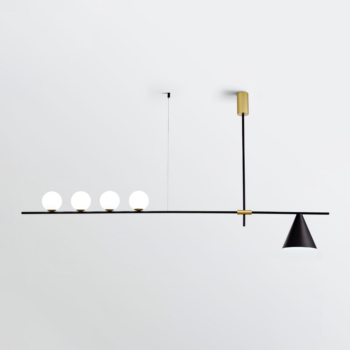 Lumora Suspension Dorée Contemporaine - Neutralighting