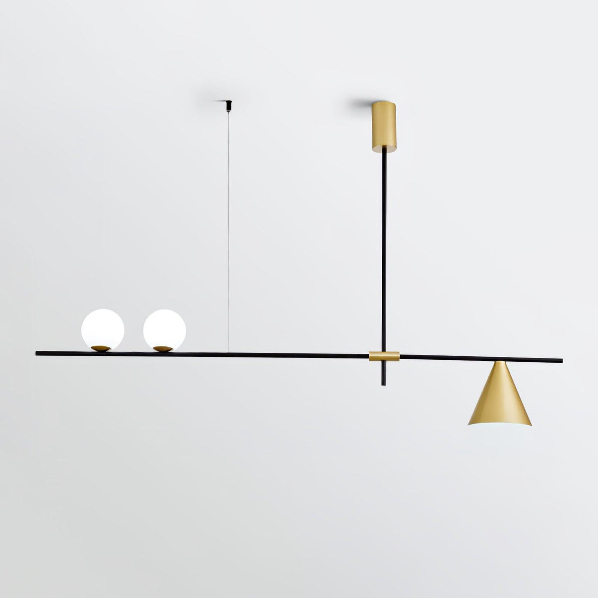 Lumora Suspension Dorée Contemporaine - Neutralighting