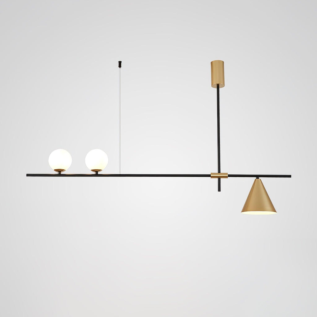 Lumora Suspension Dorée Contemporaine - Neutralighting