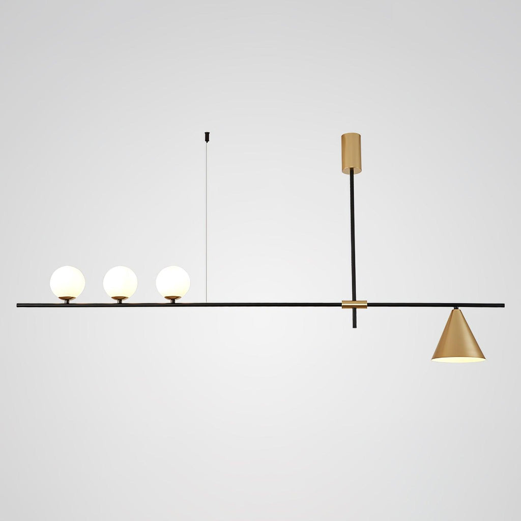 Lumora Suspension Dorée Contemporaine - Neutralighting