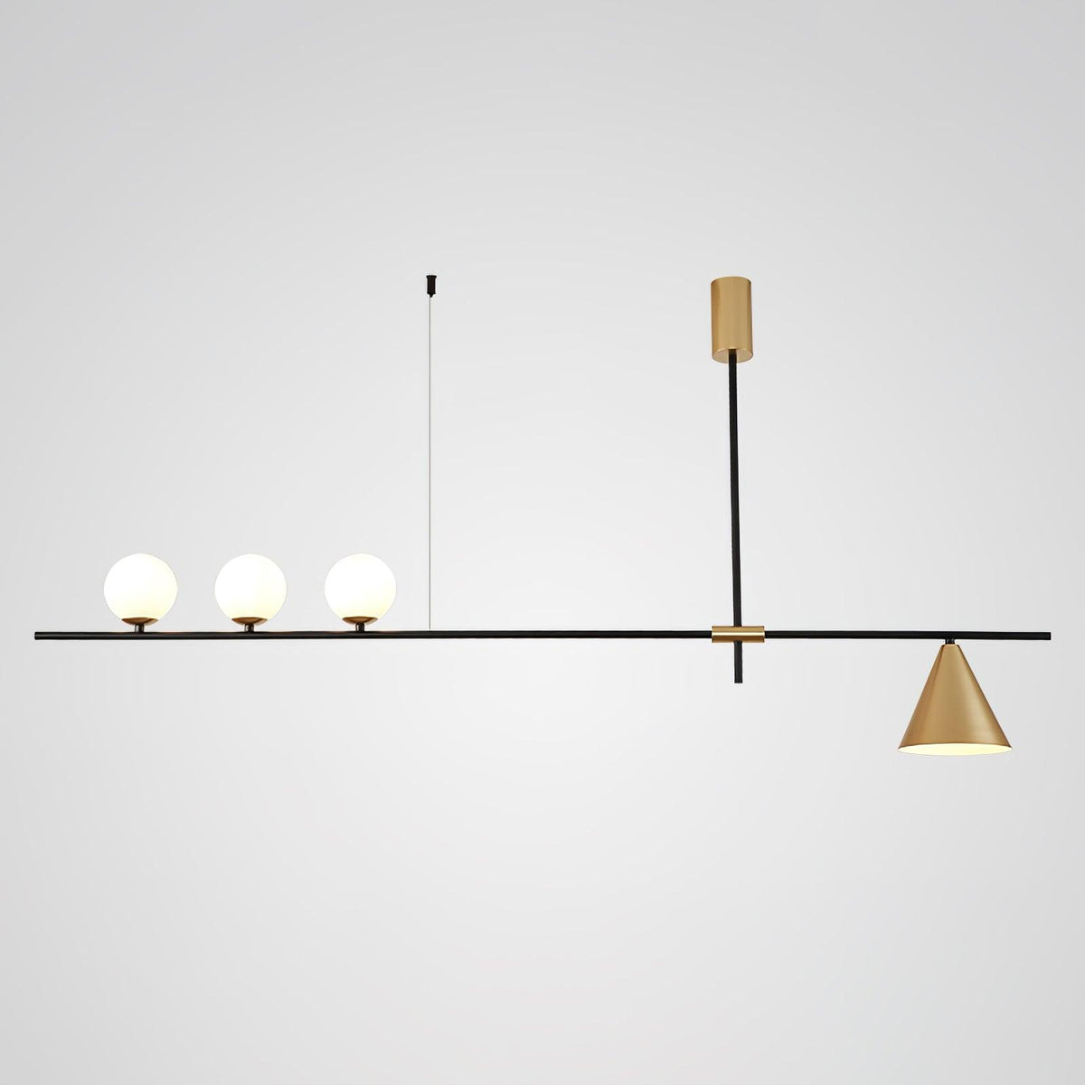 Lumora Suspension Dorée Contemporaine - Neutralighting
