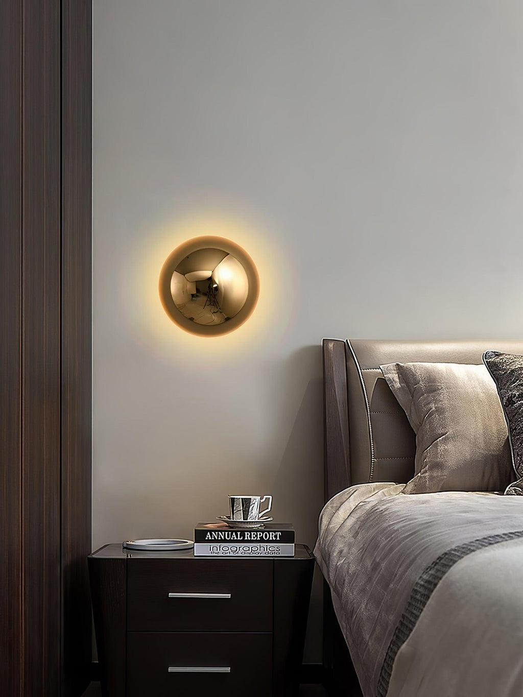 Louisa Applique Murale Moderne Minimaliste Sphère Sconce - Neutralighting