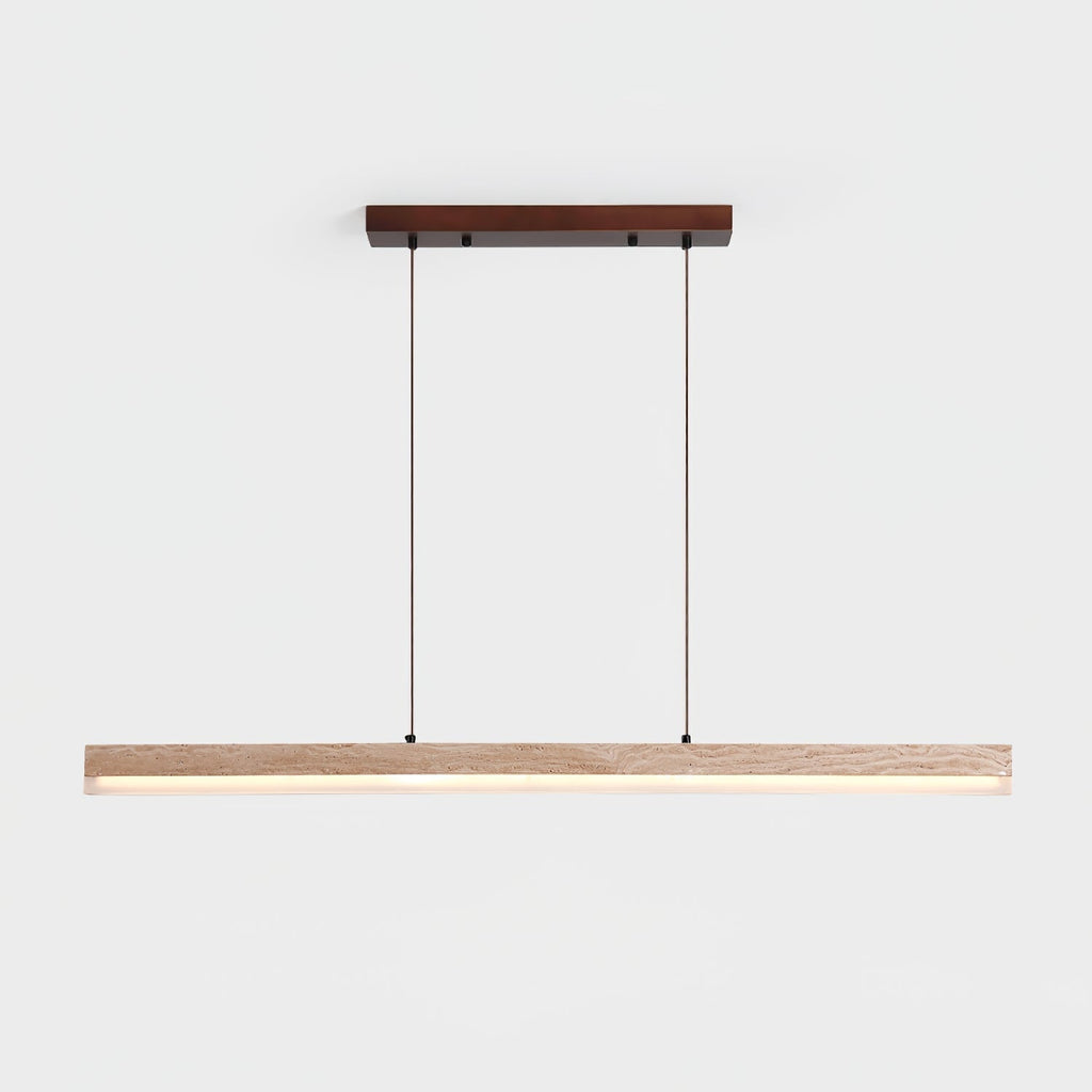 Ivsoryra Lampe Suspendue Rectangulaire en Travertin - Neutralighting