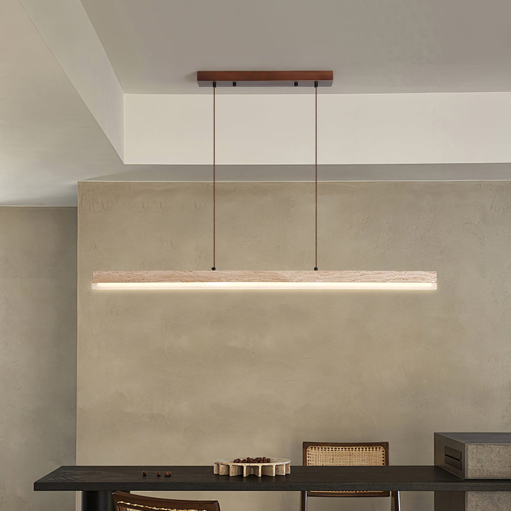 Ivsoryra Lampe Suspendue Rectangulaire en Travertin - Neutralighting