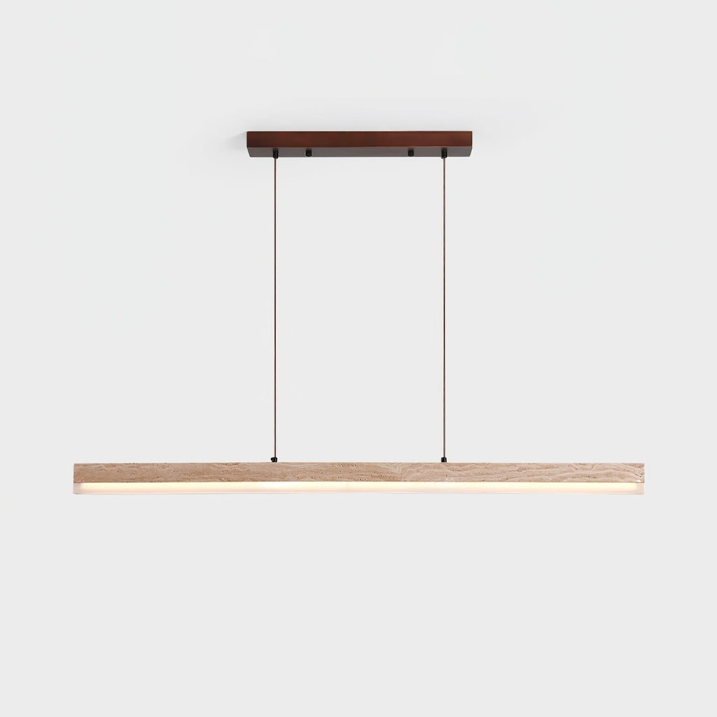 Ivsoryra Lampe Suspendue Rectangulaire en Travertin - Neutralighting