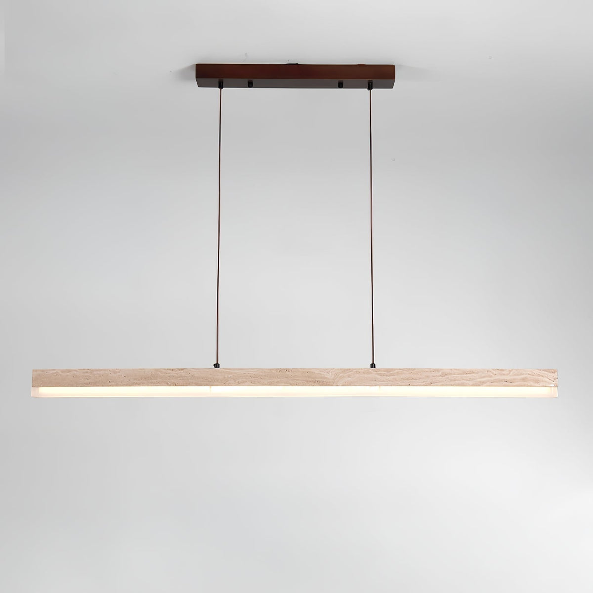 Ivsoryra Lampe Suspendue Rectangulaire en Travertin - Neutralighting