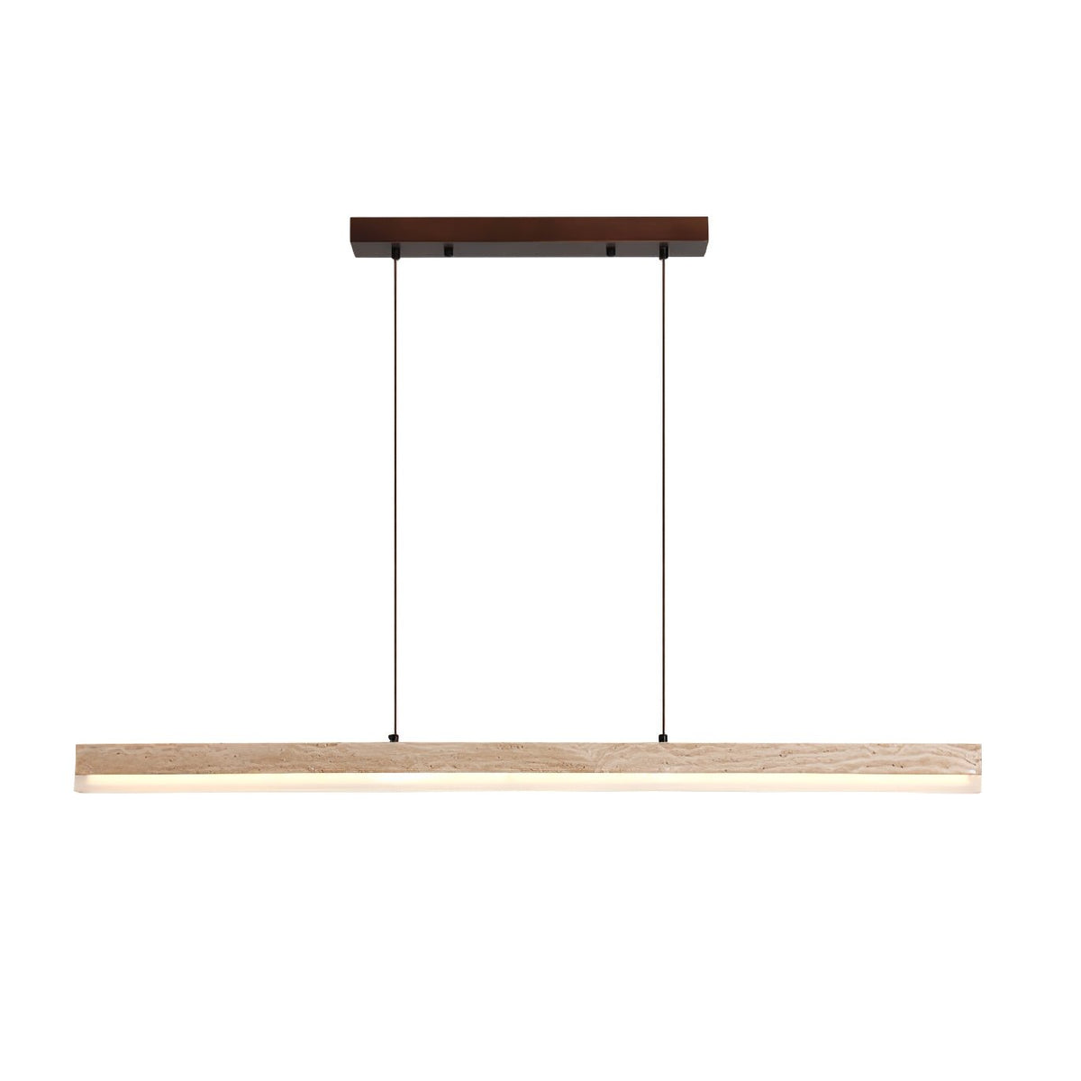 Ivsoryra Lampe Suspendue Rectangulaire en Travertin - Neutralighting