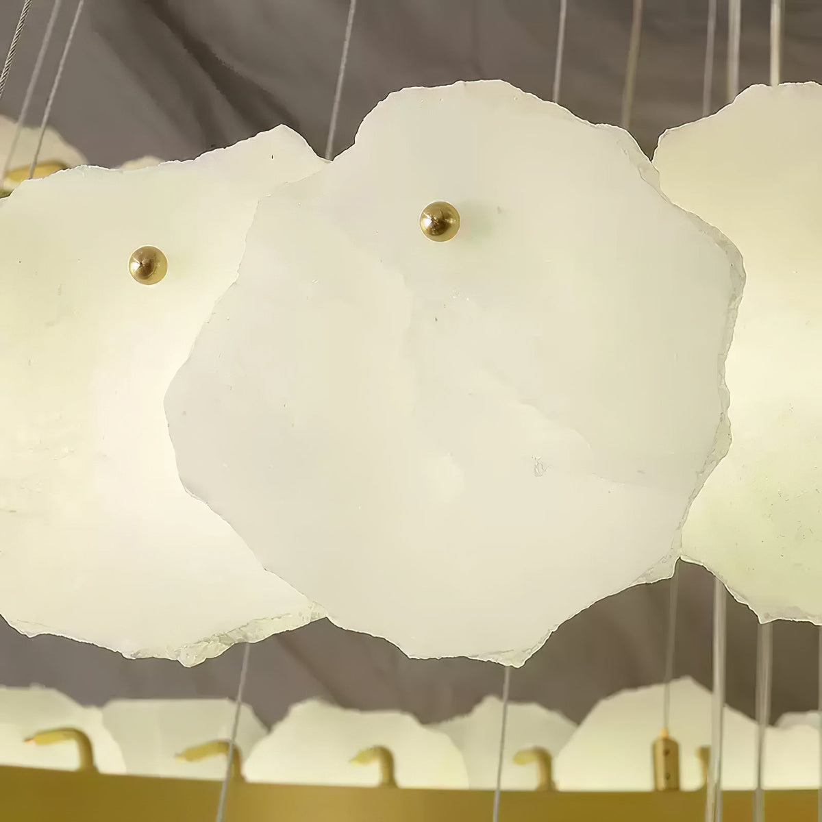 Selene Chandelier de Luxe en Albâtre - Neutralighting