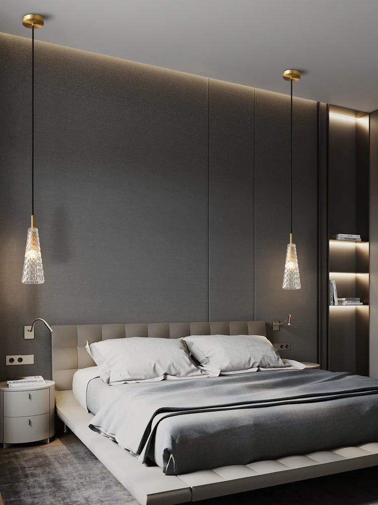 Lustra Lampe Pendante Abat-jour Transparent Cristal - Neutralighting