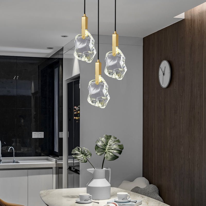 Lustra Lampe Pendante Abat-jour Transparent Cristal - Neutralighting