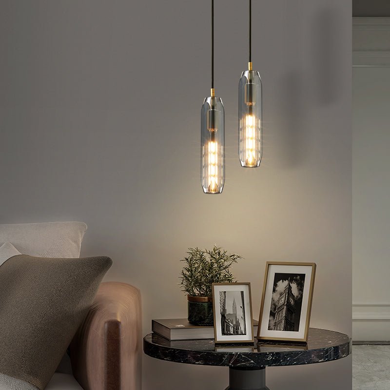 Lustra Lampe Pendante Abat-jour Transparent Cristal - Neutralighting