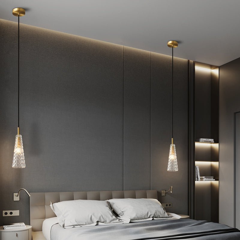 Lustra Lampe Pendante Abat-jour Transparent Cristal - Neutralighting