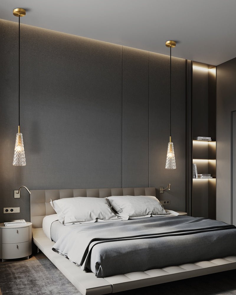 Lustra Lampe Pendante Abat-jour Transparent Cristal - Neutralighting