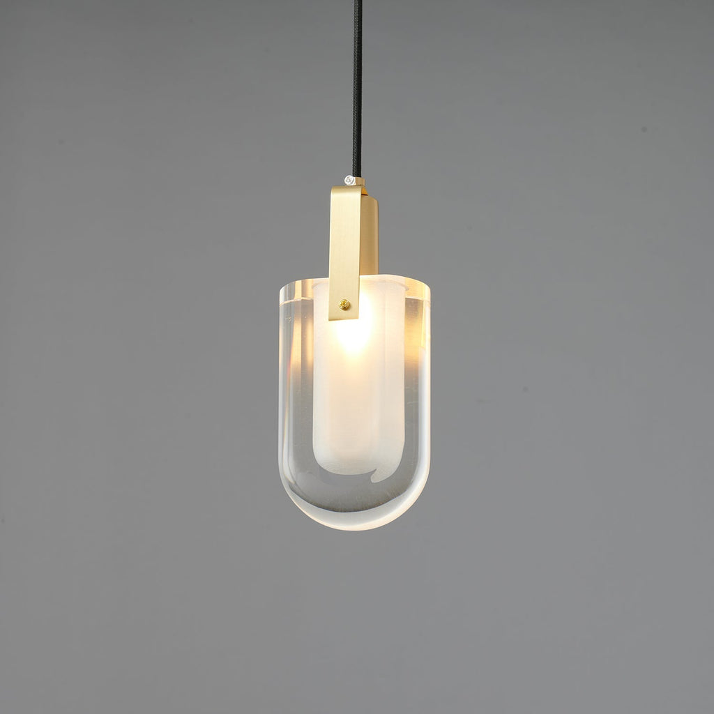 Lustra Lampe Pendante Abat-jour Transparent Cristal - Neutralighting