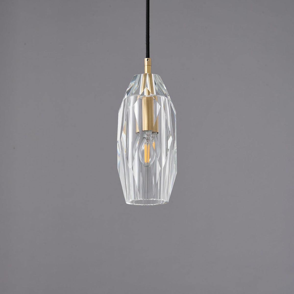 Lustra Lampe Pendante Abat-jour Transparent Cristal - Neutralighting