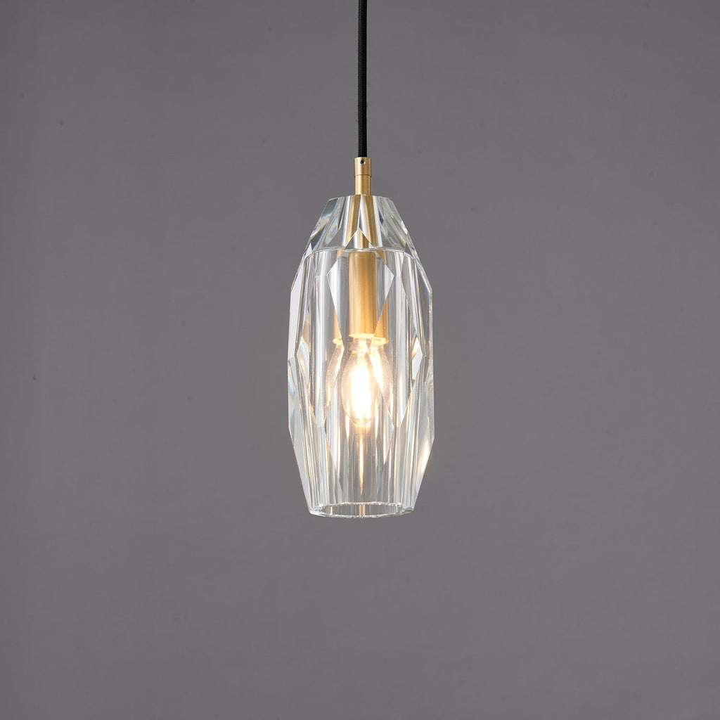 Lustra Lampe Pendante Abat-jour Transparent Cristal - Neutralighting